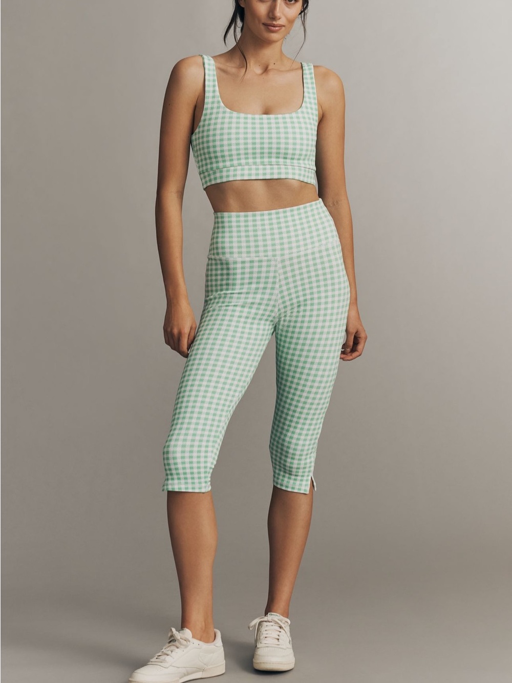 STRUT THIS Wren Gingham Capri Set NWT